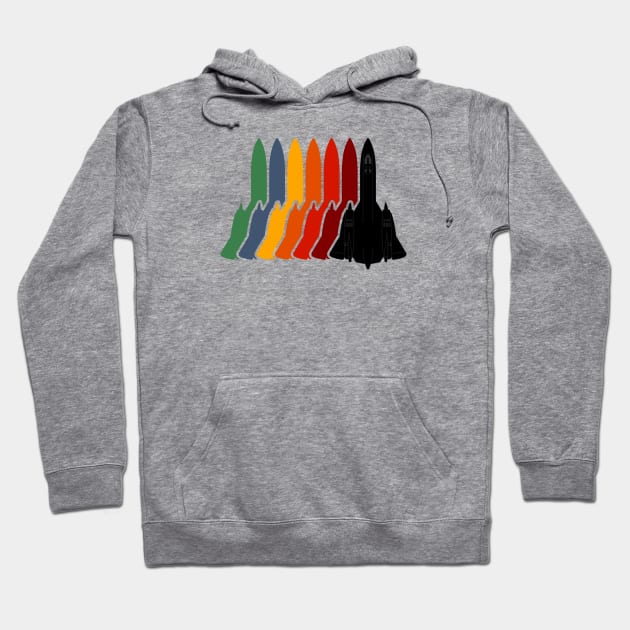 Retro Blackbird Hoodie by Live Dynamic